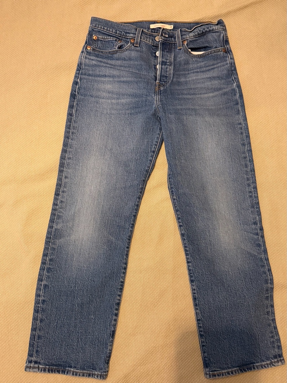 Women’s Levi’s  Blue Straight-Leg Jeans